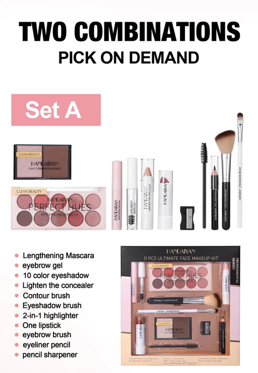Poppy Gifts makeup Face Makeup Beauty Set A - 11 Items Face Makeup Beauty Set A - 11 Items