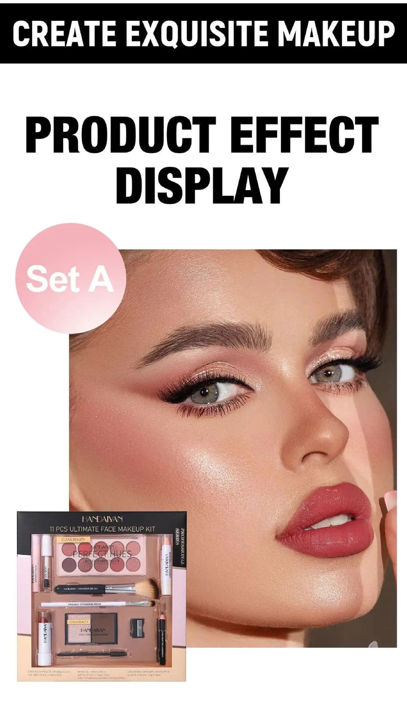 Face Makeup Beauty Set A - 11 Items by Poppy Gifts