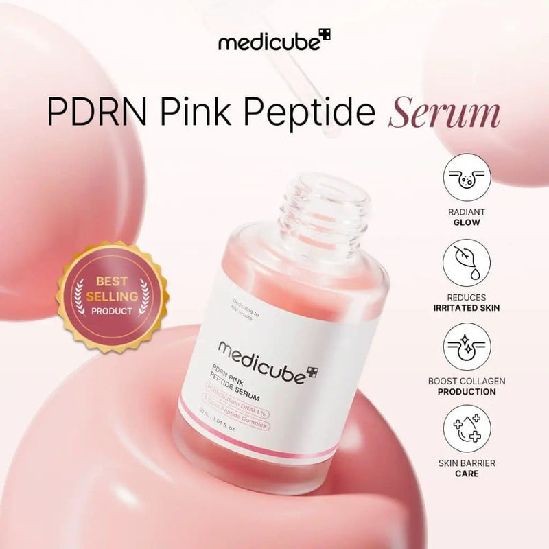 Poppy Gifts Medicube PDRN Pink Peptide Serum Hydrating Glow and Firming Treatment Medicube PDRN Pink Peptide Serum Hydrating Glow