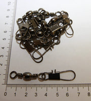 Decoro CRANE SWIVEL BLACK CRANE SWIVEL 4/0  X 100PCS Decoro Black Crane Swivel Four O 100 PCS