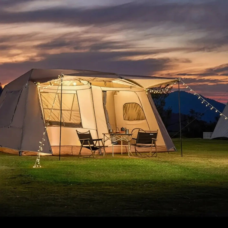 Family Tent Automatic Tent –Double Layers PU3000+ Waterproof,Two Bedroomsu LCF01620 by ECOTREK