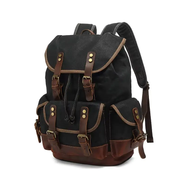 Waxed Canvas Leather Backpack — Retro Heritage Rucksack | Travel & Adventure Pack by Mead's Supply & Equipment Outfitters limited