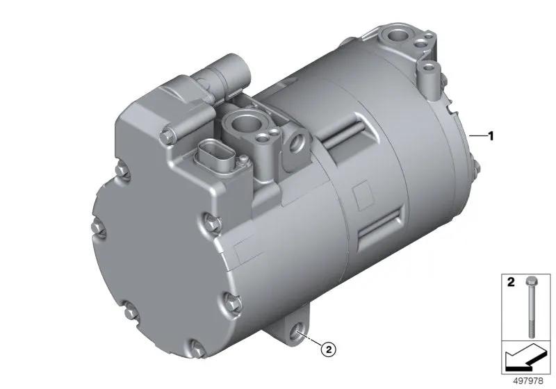 Hybrid Air Conditioner Compressor For X5 F15 X3 64529496106 330e9364872 9364872-01 6452-9364872-01 21137510 by JBH AUTO PARTS