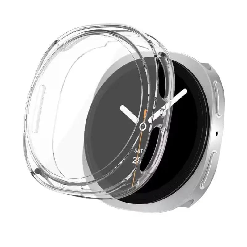 Silicone case with Screen Protector for Samsung galaxy watch 9 (40mm) (Clear) by That Watch Shop