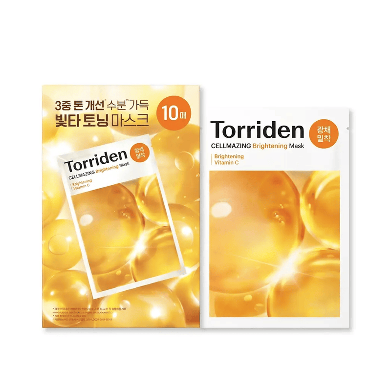 Torriden Cellmazing Vita C Brightening Mask 10 Pack by Poppy Gifts
