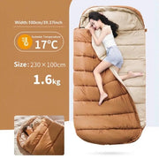 ECOTREK Sleeping bag Ecotrek Large Rectangular Sleeping Bag – 230 x 100 cm, Ideal for Camping, Hiking, Picnic & Outdoor Use LCF61636 Ecotrek Large Rectangular Sleeping Bag – 230 x 100 cm, Ideal for Camping, Hiking, Picnic & Outdoor Use LCF61636