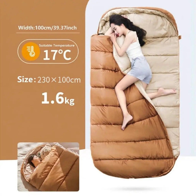 ECOTREK Sleeping bag Ecotrek Large Rectangular Sleeping Bag – 230 x 100 cm, Ideal for Camping, Hiking, Picnic & Outdoor Use LCF61636 Ecotrek Large Rectangular Sleeping Bag – 230 x 100 cm, Ideal for Camping, Hiking, Picnic & Outdoor Use LCF61636