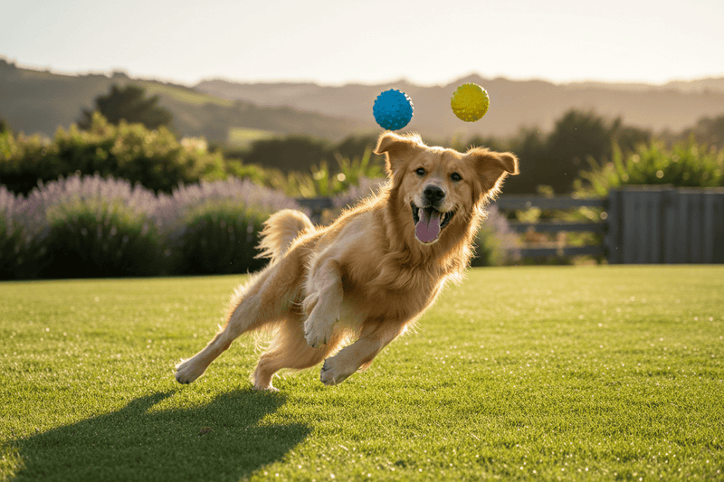 Animal Addiction Limited Dog Toy AFP Meta Dual Squeeze Ball 6.3cm 2pk AFP Meta Dual Squeeze Ball 6.3cm 2pk