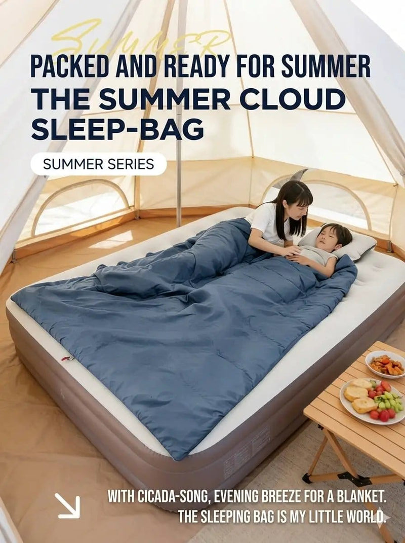 ECOTREK Sleeping Bags Ecotrek Summer Cloud Lightweight Sleeping Bag Olive Green 190cm Ecotrek Summer Cloud Lightweight Sleeping Bag Olive