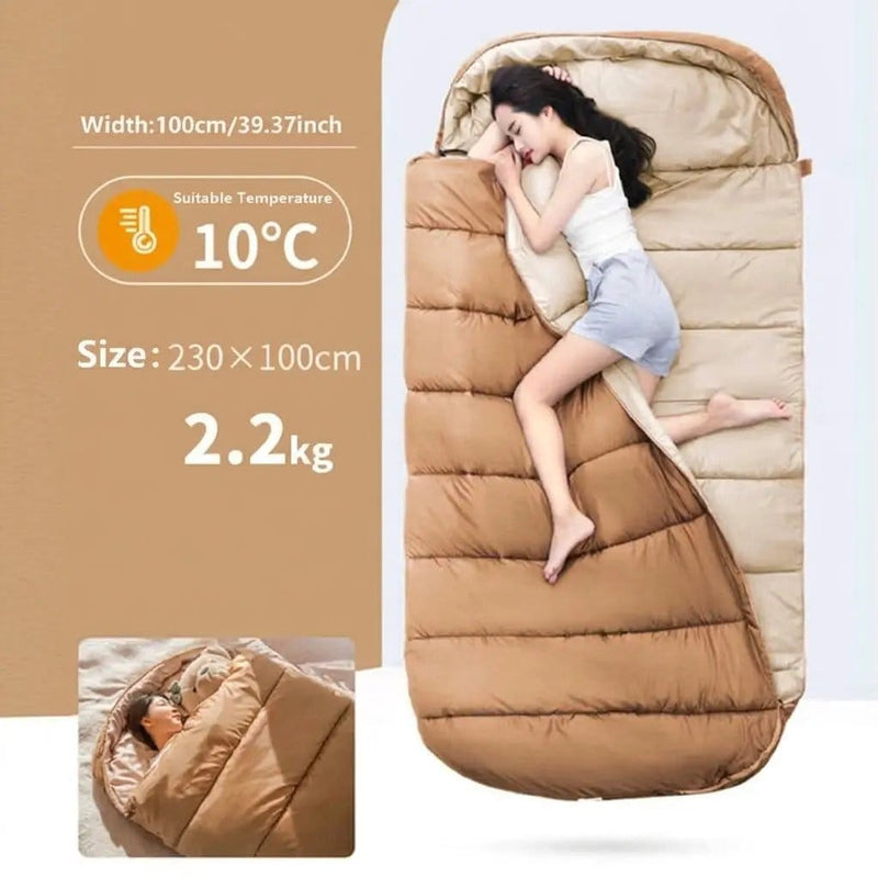ECOTREK Sleeping bag Ecotrek Large Rectangular Sleeping Bag – 230 x 100 cm, Ideal for Camping, Hiking, Picnic & Outdoor Use LCF61636 Ecotrek Large Rectangular Sleeping Bag – 230 x 100 cm, Ideal for Camping, Hiking, Picnic & Outdoor Use LCF61636