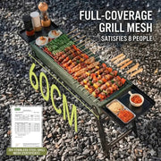 Urban Wave Portable Double-Wing Folding Charcoal BBQ Grill YQ12317 by ECOTREK