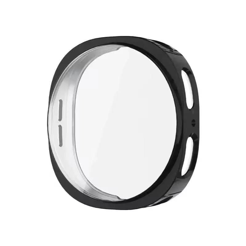 Silicone case with Screen Protector for Samsung galaxy watch 9 (44mm) (Black) by That Watch Shop
