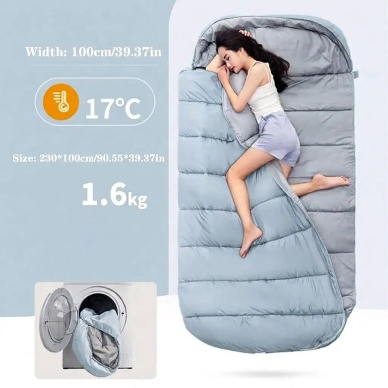ECOTREK Sleeping bag Ecotrek Large Rectangular Sleeping Bag – 230 x 100 cm, Ideal for Camping, Hiking, Picnic & Outdoor Use LCF61636 Ecotrek Large Rectangular Sleeping Bag – 230 x 100 cm, Ideal for Camping, Hiking, Picnic & Outdoor Use LCF61636