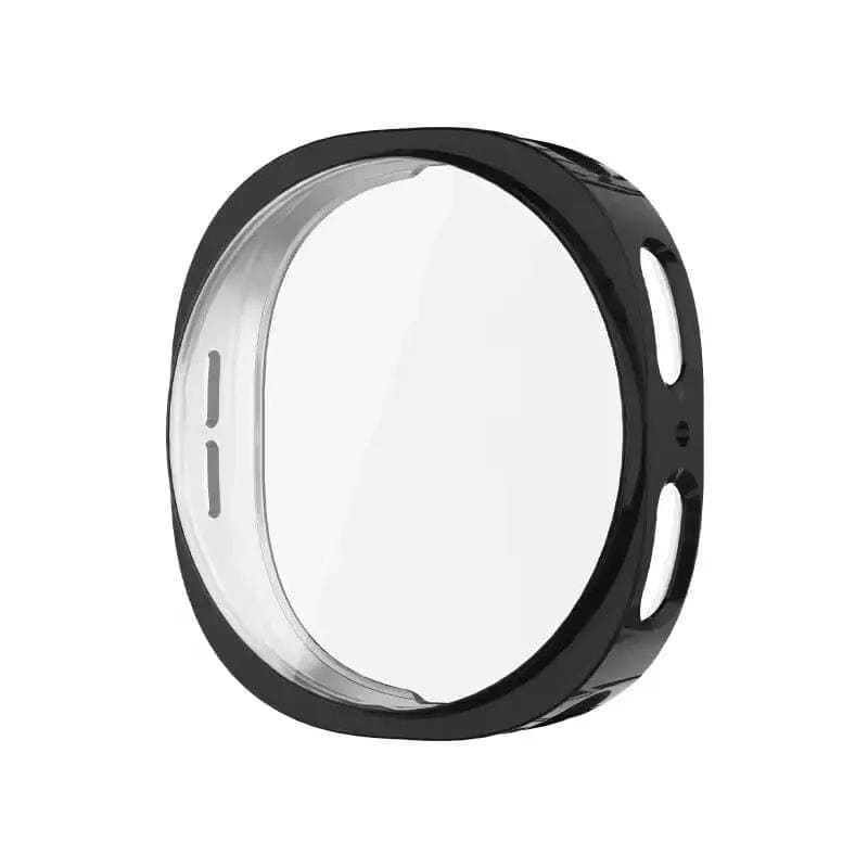 Silicone case with Screen Protector for Samsung galaxy watch 9 (40mm) (Black) by That Watch Shop