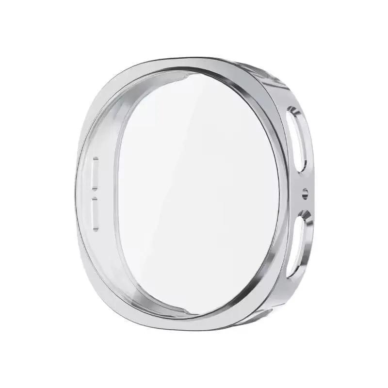 Silicone case with Screen Protector for Samsung galaxy watch 9 (40mm) (Silver) by That Watch Shop