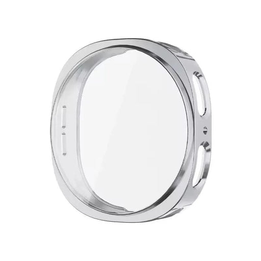 That Watch Shop Watch case Silicone case with Screen Protector for Samsung galaxy watch 9 (44mm) (Silver) Silicone case with Screen Protector for Samsung galaxy watch 9 (44mm) (Silver)