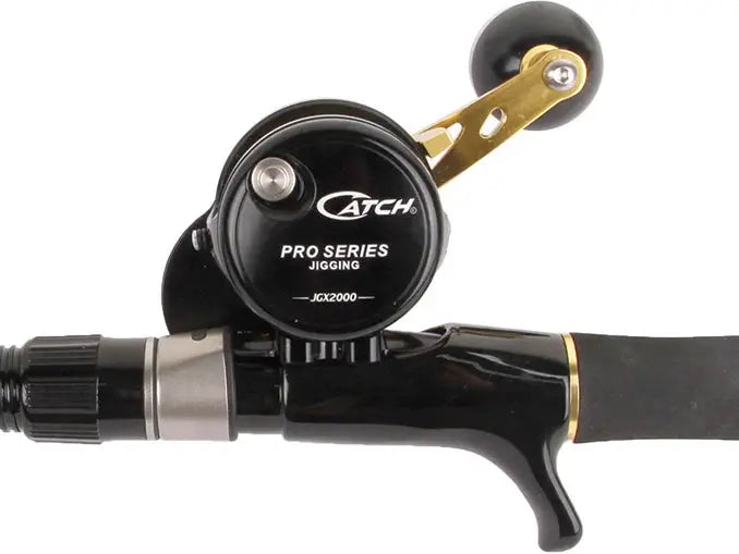 Catch Combo 150g Acid Wrap Jigging Rod With JGX2000 Right Hand Reel Spooled With Braid by Action Outdoors Limited