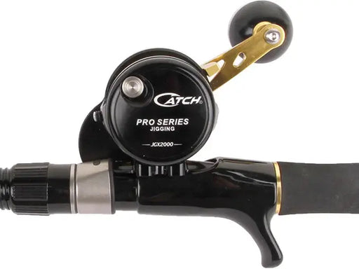 Catch Combo 150g Acid Wrap Jigging Rod With JGX2000 Right Hand Reel Spooled With Braid by Action Outdoors Limited