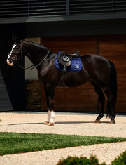 WeatherBeeta Satin Luxe Air-Tec Euro Jump Shaped Saddle Pad by WeatherBeeta