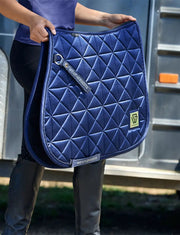 WeatherBeeta Satin Luxe Air-Tec Euro Jump Shaped Saddle Pad by WeatherBeeta