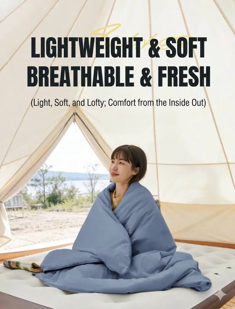 ECOTREK Sleeping Bags Ecotrek Summer Cloud Lightweight Sleeping Bag Olive Green 190cm Ecotrek Summer Cloud Lightweight Sleeping Bag Olive