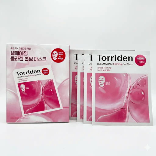 Poppy Gifts Skin Care Torriden Cellmazing Firming Gel Mask and Neck Mask 4 Pack Torriden Cellmazing Firming Gel Mask and Neck Mask 4 Pack