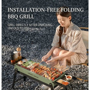 Urban Wave Portable Double-Wing Folding Charcoal BBQ Grill YQ12317 by ECOTREK