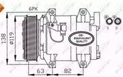 DKS17D AC air conditioning compressor VOLVO S60 I T5 XC70 XC90 92052056 8602359 31308259 8603892 36000327 36001066 30742206 by JBH AUTO PARTS