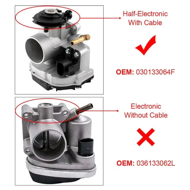 030133064F THROTTLE BODY VW VOLKSWAGEN POLO 6N 6N1 AHS AHW MK4 1.4 16V POLO 1.0 1.6 LUPO 96-00 by JBH AUTO PARTS
