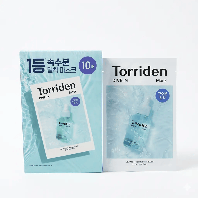 Torriden DIVE-IN Low Molecular Hyaluronic Acid Mask 10 Pack by Poppy Gifts
