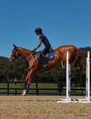 WeatherBeeta Satin Luxe Air-Tec Euro Jump Shaped Saddle Pad by WeatherBeeta