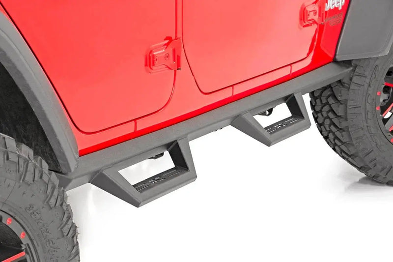 Contoured Drop Steps 4 Door Jeep Wrangler JL (21-25)/Wrangler Unlimited (18-25) by Magwarehouse.com