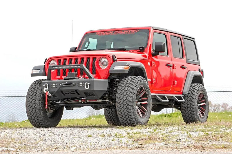 Contoured Drop Steps 4 Door Jeep Wrangler JL (21-25)/Wrangler Unlimited (18-25) by Magwarehouse.com