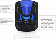 Radar Detectors Laser GPS Speedometer Voice Alert 360° Camera Car Truck System by salelink.co.nz