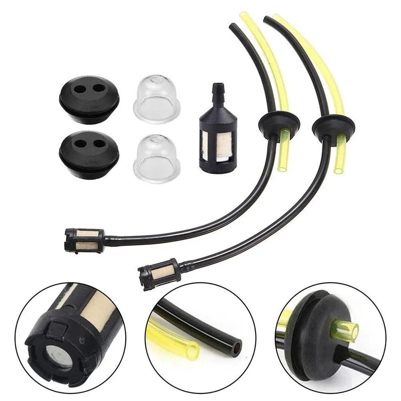 2 Set Whipper Snipper Line Trimmer Cutter Fuel Line Filter Hose Pipe Tank Kit