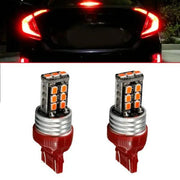 2 X T20 7443 15 RED LED DUAL FILAMENT CAR UTE BRAKE STOP TAIL LIGHT BULB 12V by salelink.co.nz