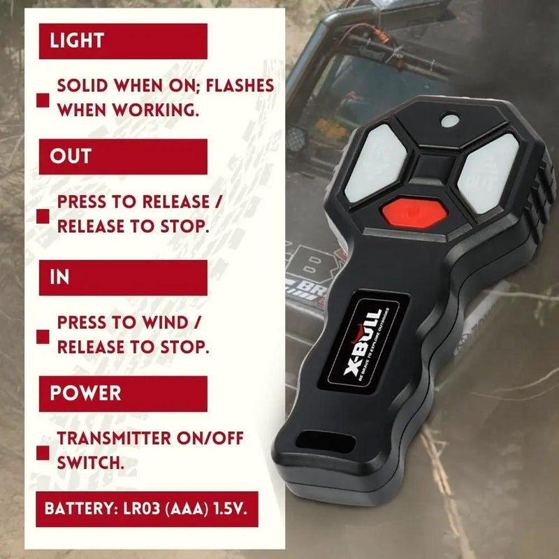 X-BULL Electric Winch 3000LBs by salelink.co.nz