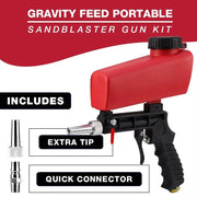 Sandblasting Gun Rust Removal Sand Blaster by salelink.co.nz