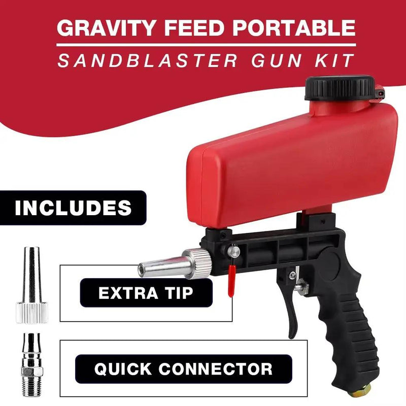 Sandblasting Gun Rust Removal Sand Blaster by salelink.co.nz