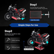 Motorcycle Scissor Lift Jack - Red by salelink.co.nz