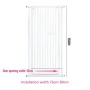 Extra Tall 150cm Pet Security Gate Safety Guard Adjustable by salelink.co.nz