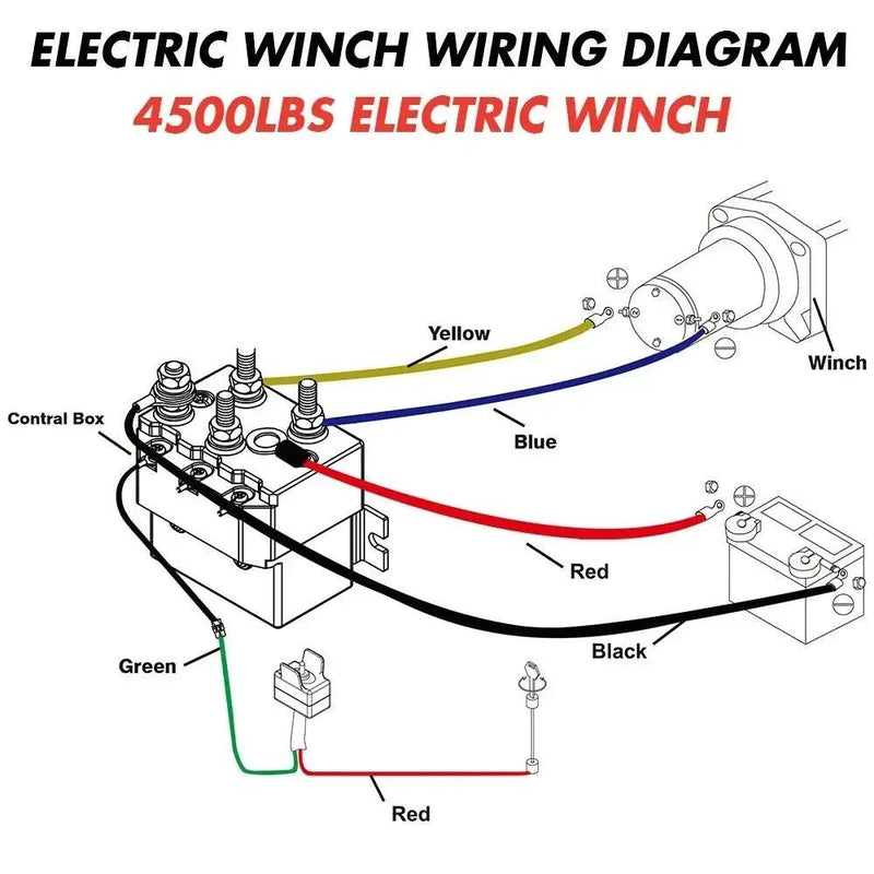 X-BULL Electric Winch 4500LBS by salelink.co.nz