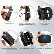 salelink.co.nz Unbranded 12/24V 5V Dual USB Car Charger Socket Power Outlet 12/24V 5V Dual USB Car Charger Socket Power | Action Outdoors NZ