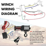 X-BULL Electric Winch 3000LBs by salelink.co.nz