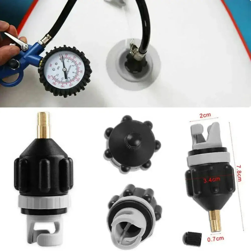 Inflatable Boat Air Valve Pump Adapter by Habicare