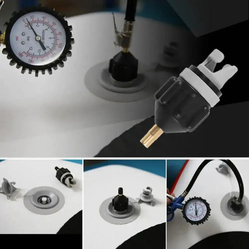 Inflatable Boat Air Valve Pump Adapter by Habicare