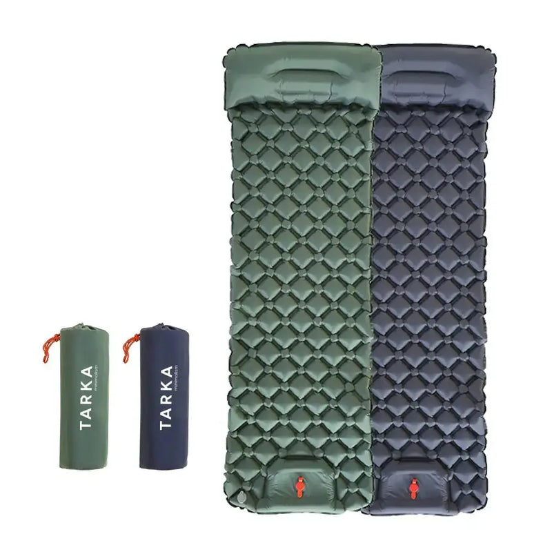 Inflatable Camping Mat with Pillow – Self-Inflating Mattress by Habicare