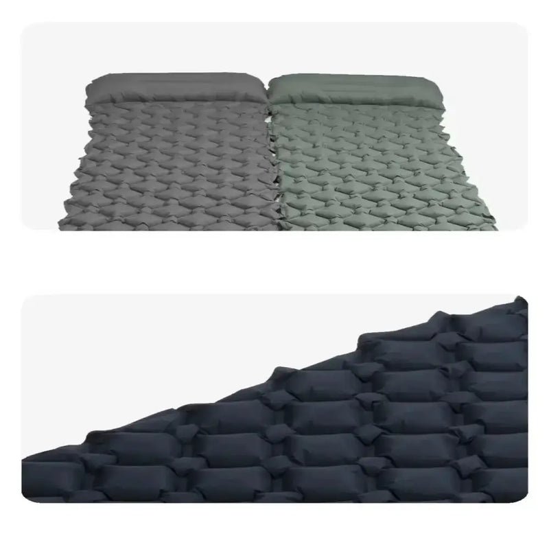 Inflatable Camping Mat with Pillow – Self-Inflating Mattress by Habicare