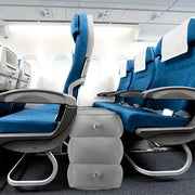 Inflatable Travel Footrest Pillow (Navy Blue & Grey) by Habicare