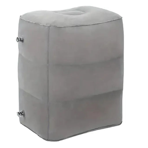 Inflatable Travel Footrest Pillow (Navy Blue & Grey) by Habicare